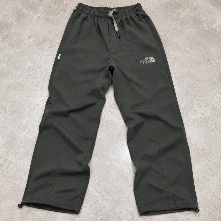 شلوار جاگر سبز زیتونی طرح the north face